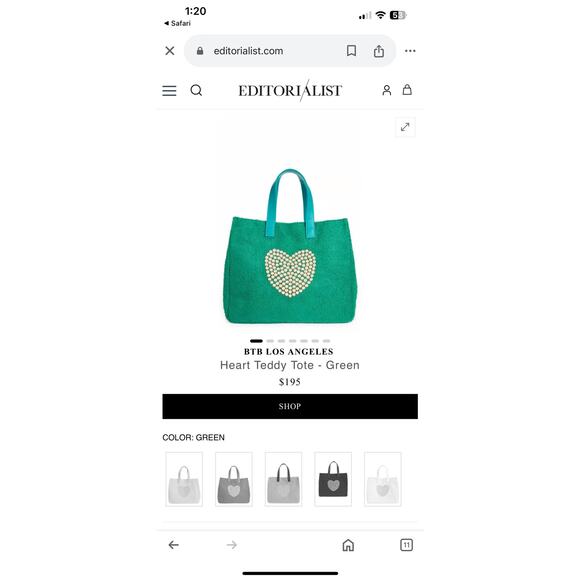 BTB Los Angeles teddy tote - Picture 2 of 12